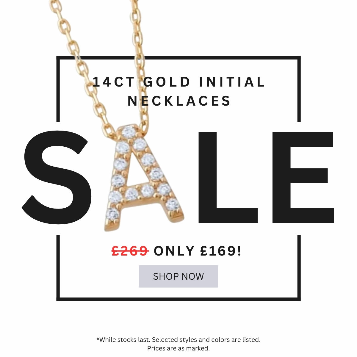 Initial Necklaces with Chain - Kolié Fine Jewellery