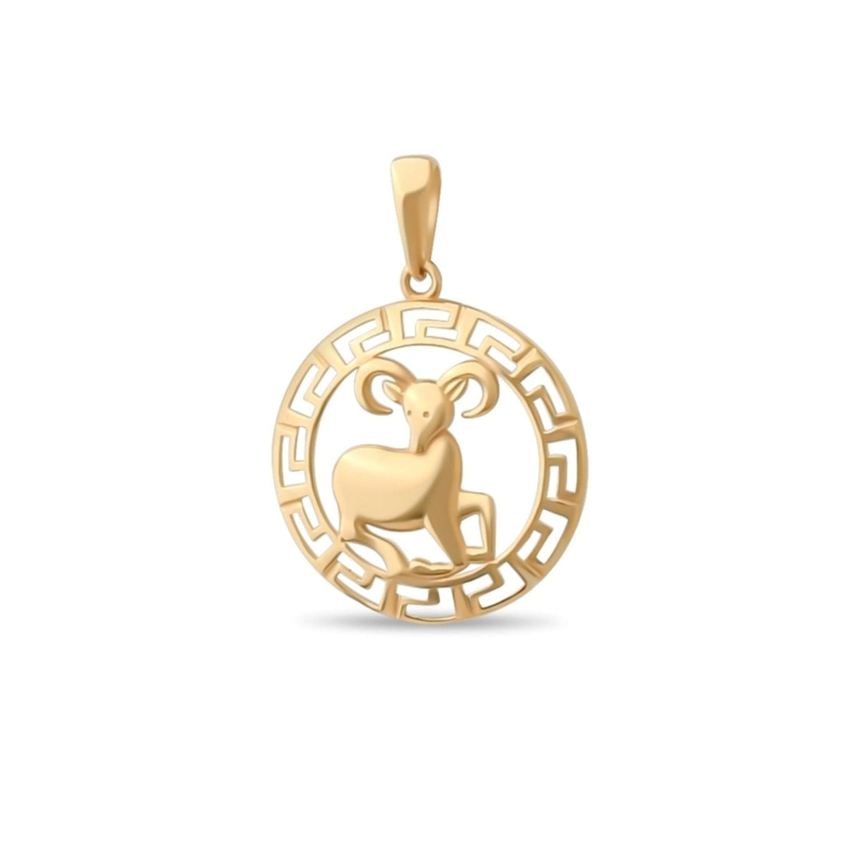 14ct Gold Aries Zodiac Pendant – Astrology Gift for Women - Pendant Only - Kolié