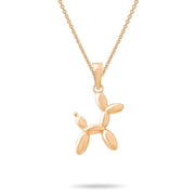 14ct Gold Balloon Dog Pendant – Cute Fine Jewellery for Women, Teens, and Kids | Perfect Gift for Christmas, New Year, or Birthday - Pendant Only - Kolié