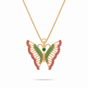 14ct Gold Butterfly Pendant - Pendant Only - Kolié Fine Jewellery