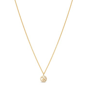 14ct Gold Capricorn Zodiac Pendant – Astrology Gift for Women - Pendant Only - Kolié