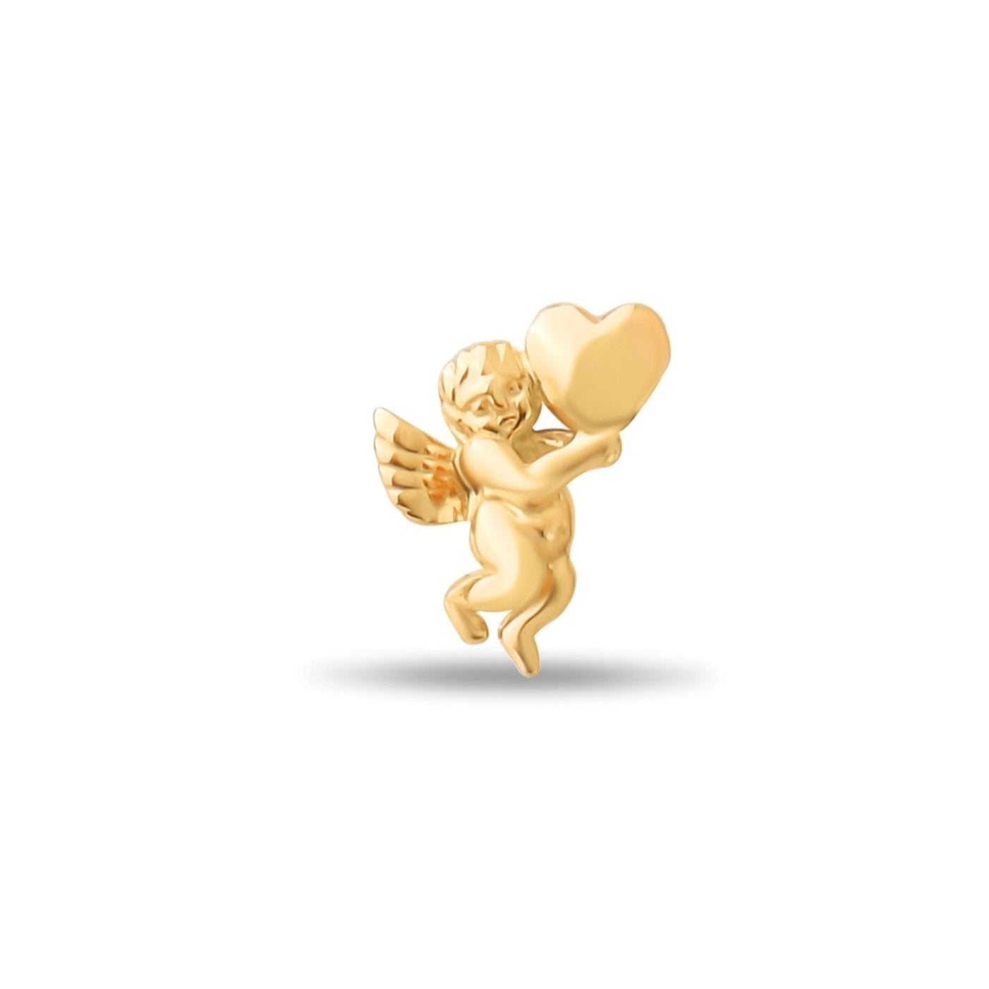 14ct Gold Cherub Pendant – Angel Charm - Pendant Only - Kolié