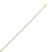 14ct Gold Clear Cubic Zirconia Tennis Bracelet for Women – Elegant 14 Carat Gold Bracelet, Perfect Gift for Her - Kolié