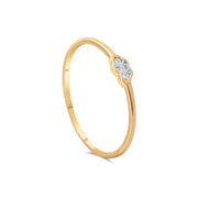 14ct Gold Cloud Design Ring – Size L - Kolié Fine Jewellery