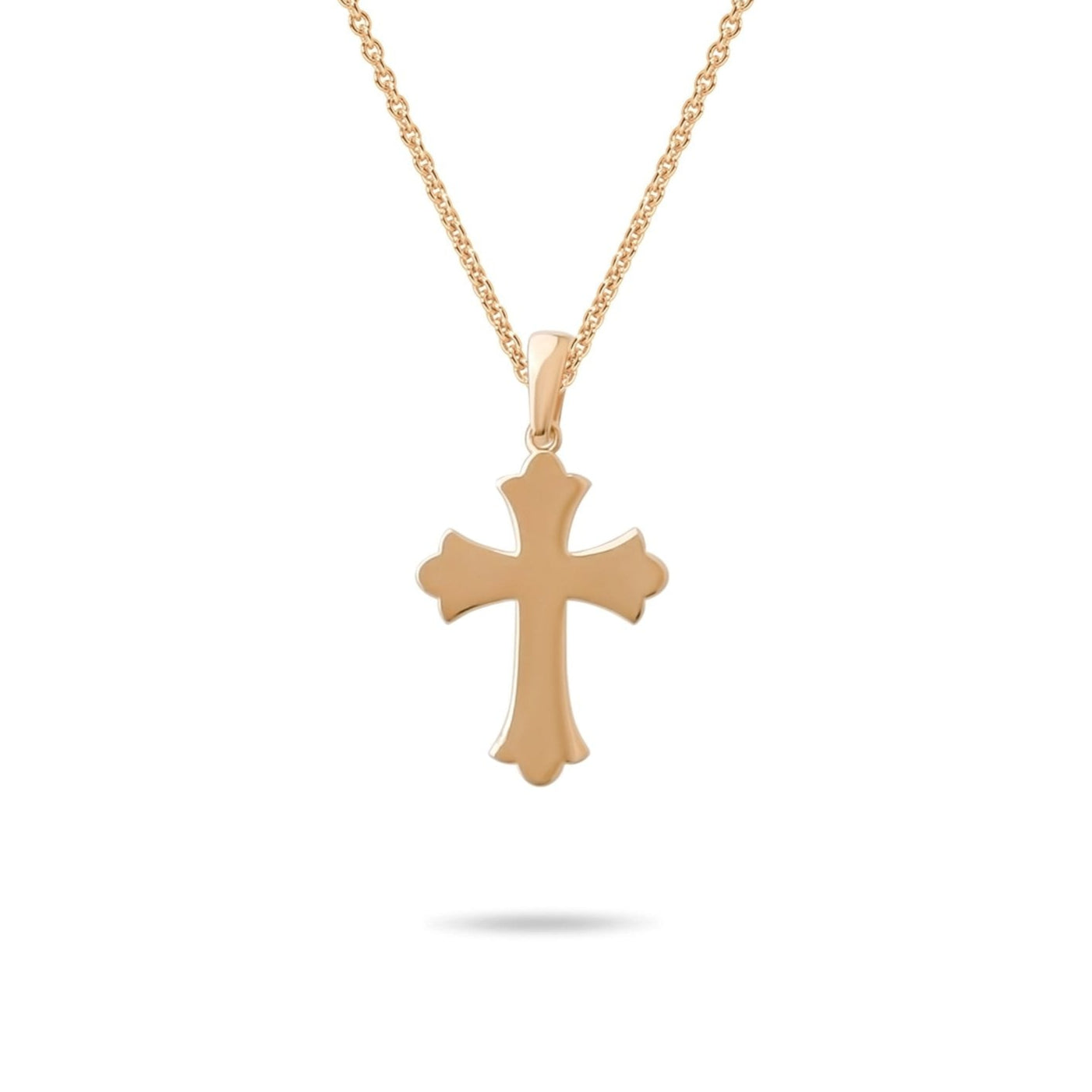 14ct Gold Cross Pendant – Timeless Religious Jewellery for Women and Men - Pendant Only - Kolié