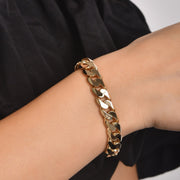 14ct Gold Curb Chain Bracelet - Kolié Fine Jewellery
