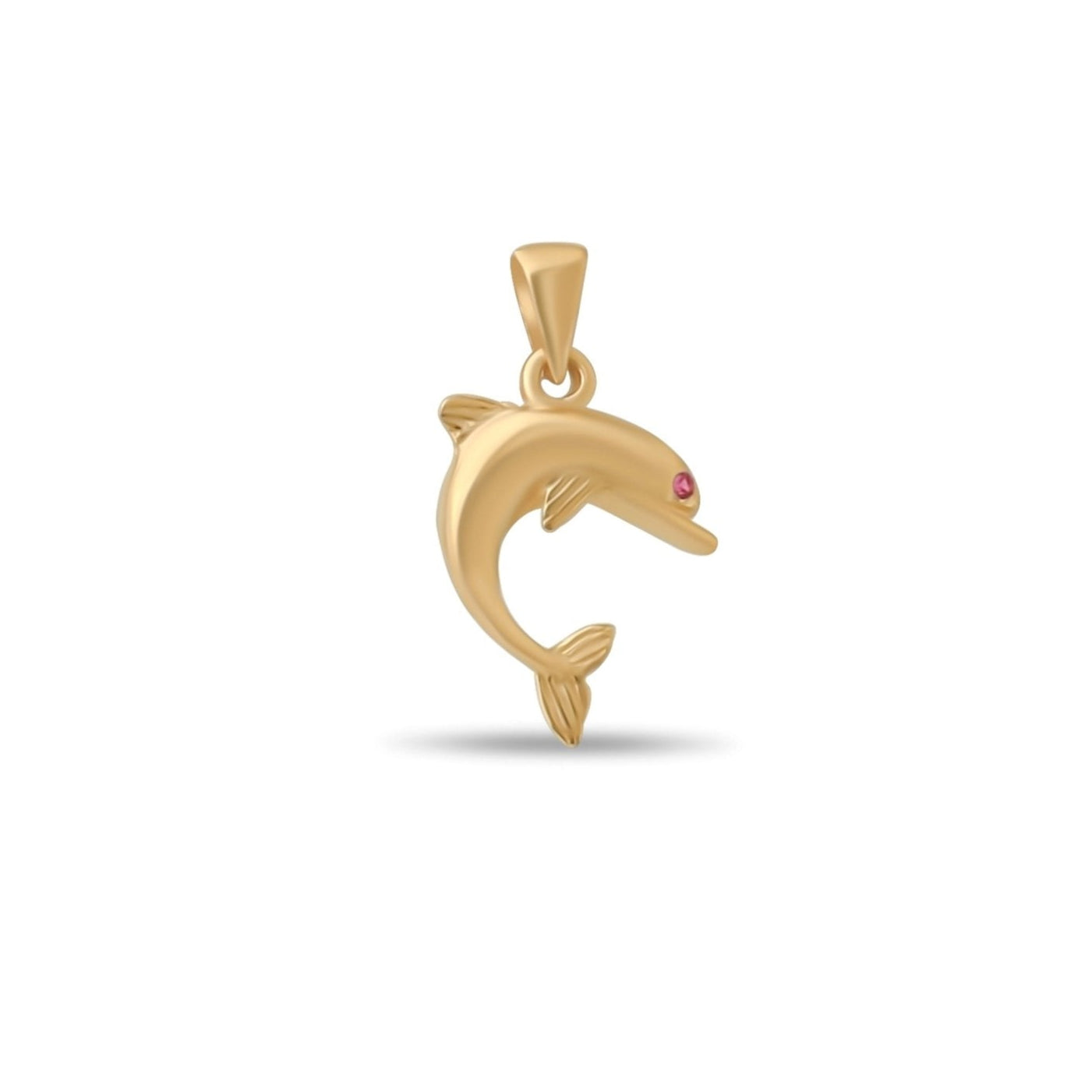 14ct Gold Dolphin Pendant for Women and Teens | Pendant Only - Kolié