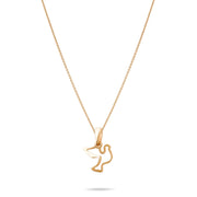14ct Gold Dove Pendant – Symbol of Peace & Hope, Perfect for Women - Pendant Only - Kolié