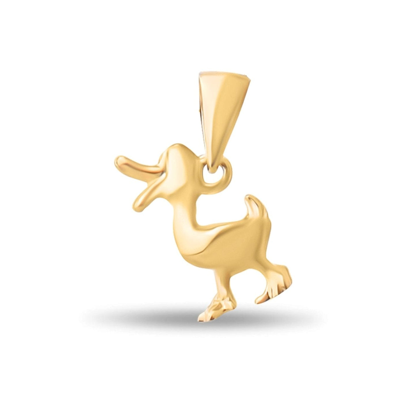 14ct Gold Duck Pendant – Cute Animal Charm - Pendant Only - Kolié