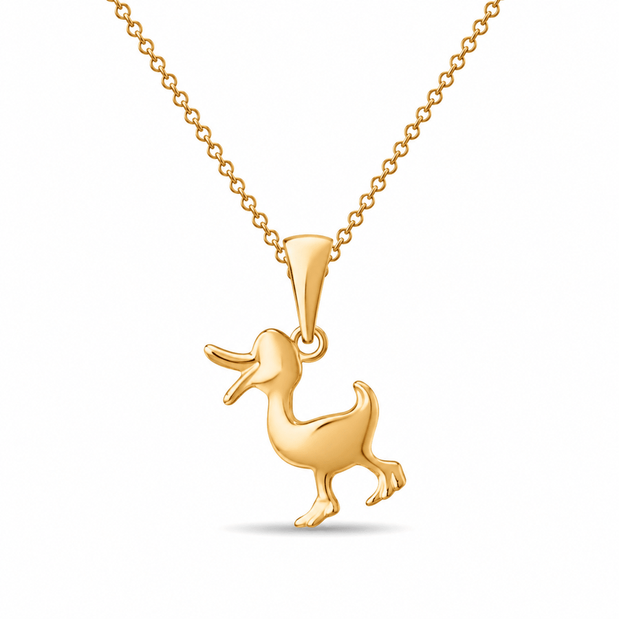 14ct Gold Duck Pendant – Pendant Only - Kolié Fine Jewellery