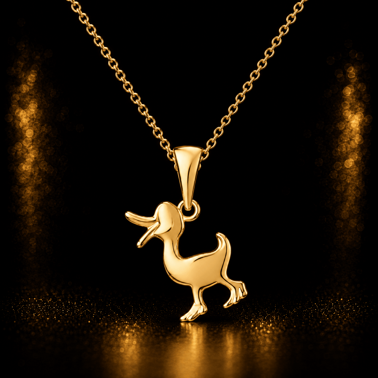14ct Gold Duck Pendant – Pendant Only - Kolié Fine Jewellery