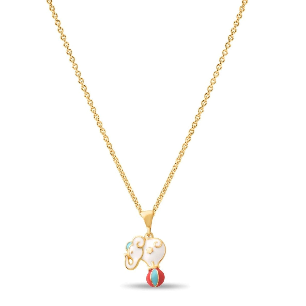 14ct Gold Elephant Pendant – Cute Elephant Charm - Pendant Only - Kolié