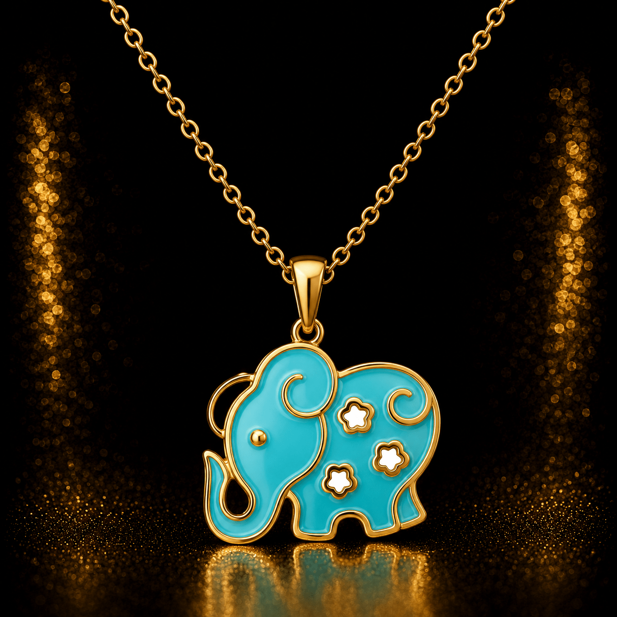 14ct Gold Elephant Pendant – Pendant Only - Kolié Fine Jewellery