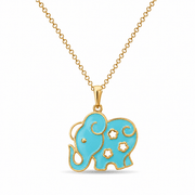 14ct Gold Elephant Pendant – Pendant Only - Kolié Fine Jewellery