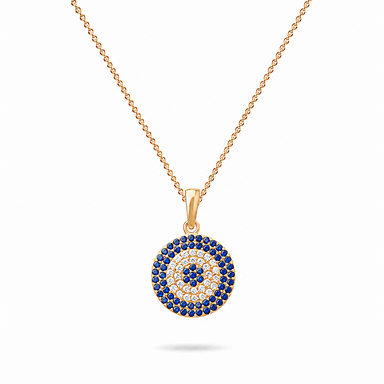 14ct Gold Evil Eye Pendant - Pendant Only - Kolié Fine Jewellery