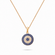 14ct Gold Evil Eye Pendant - Pendant Only - Kolié Fine Jewellery