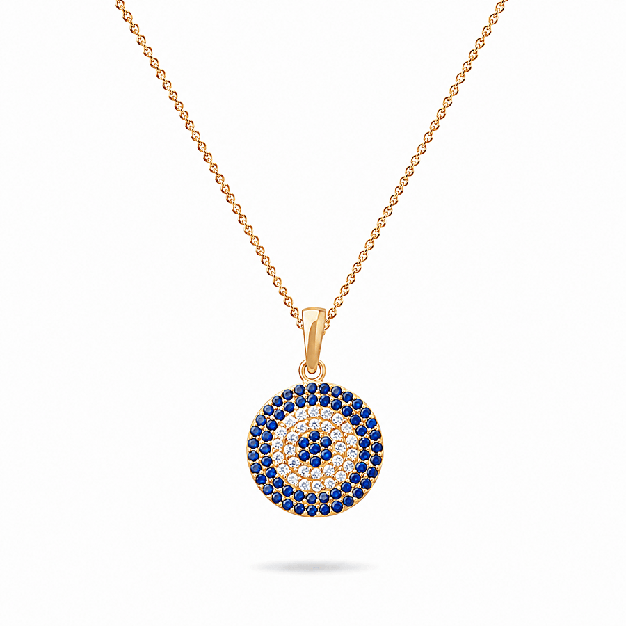 14ct Gold Evil Eye Pendant - Pendant Only - Kolié Fine Jewellery