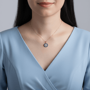 14ct Gold Evil Eye Pendant - Pendant Only - Kolié Fine Jewellery