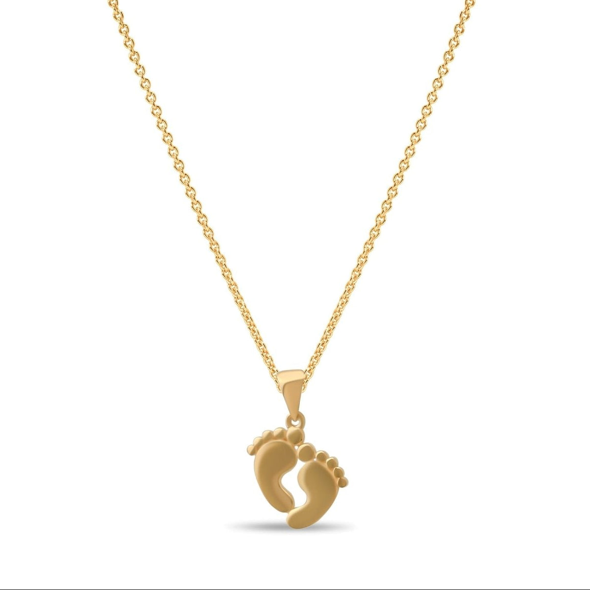 14ct Gold Footprint Pendant for Women | Pendant Only - Kolié