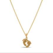 14ct Gold Footprint Pendant for Women | Pendant Only - Kolié