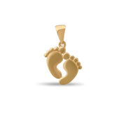 14ct Gold Footprint Pendant for Women | Pendant Only - Kolié