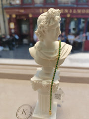 14ct Gold Green Cubic Zirconia Tennis Bracelet for Women – Elegant 14 Carat Gold Bracelet, Perfect Gift for Her - Kolié Fine Jewellery