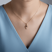 14ct Gold Hamsa Hand Pendant - Pendant Only - Kolié Fine Jewellery