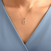 14ct Gold Horseshoe Pendant – Lucky Charm - Pendant Only - Kolié Fine Jewellery