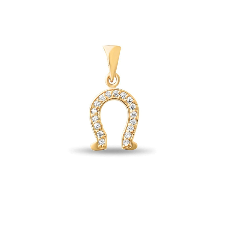 14ct Gold Horseshoe Pendant – Lucky Charm - Pendant Only - Kolié