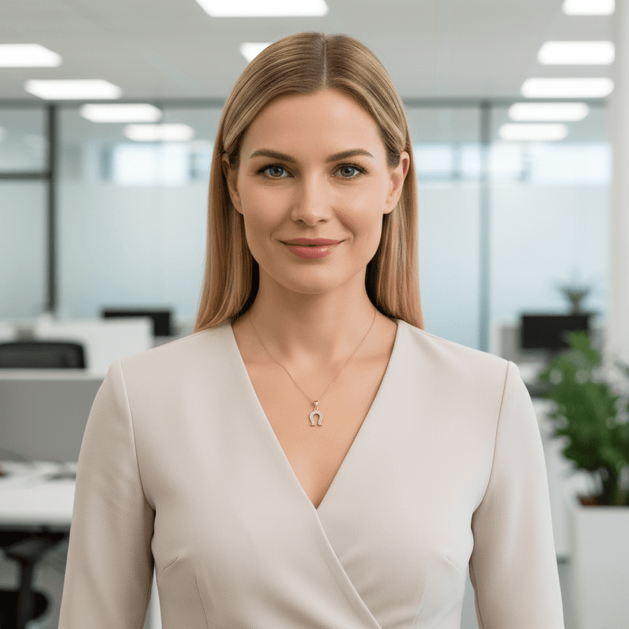 14ct Gold Horseshoe Pendant – Lucky Charm - Pendant Only - Kolié Fine Jewellery