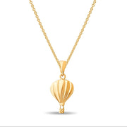 14ct Gold Hot Air Balloon Pendant – Unique Charm - Pendant Only - Kolié