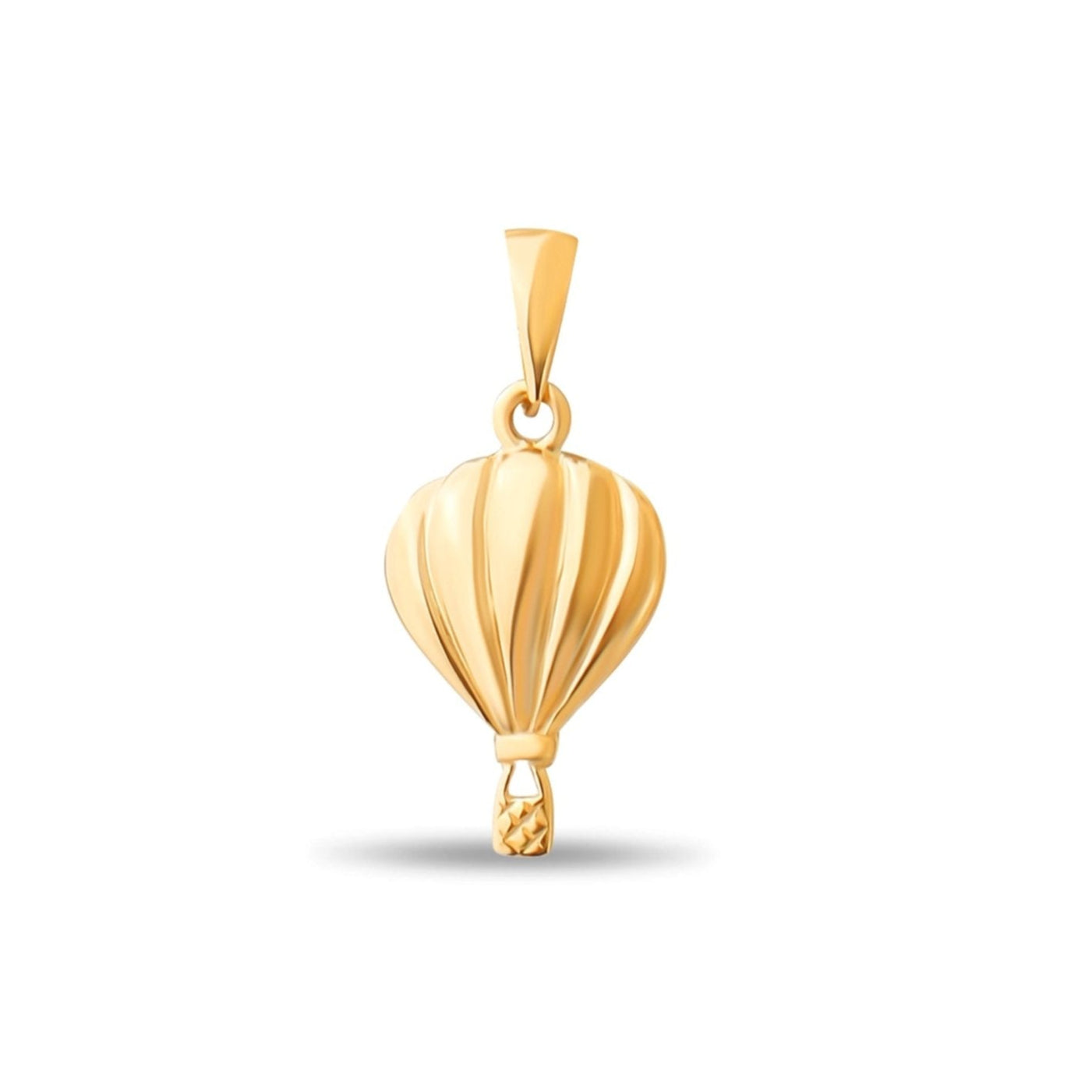 14ct Gold Hot Air Balloon Pendant – Unique Charm - Pendant Only - Kolié