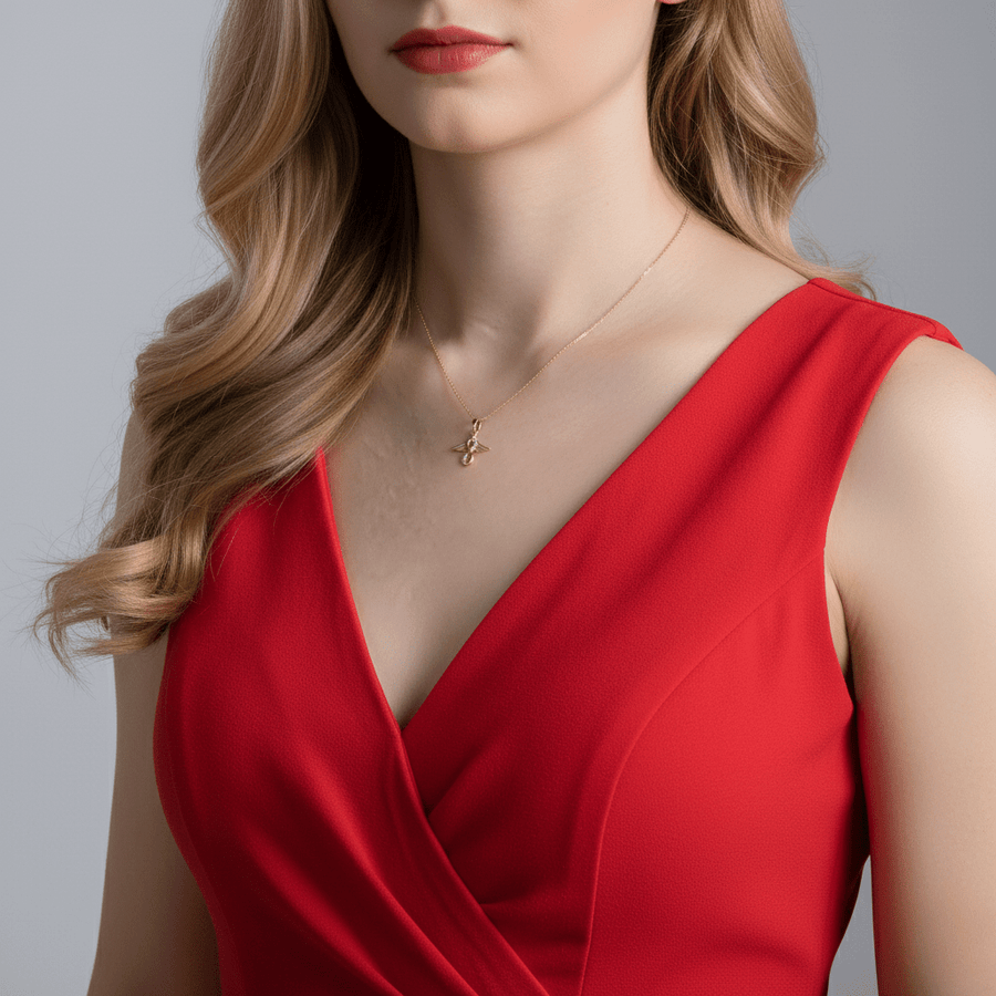 14ct Gold Infinity Angel Wings Pendant – Pendant Only - Kolié Fine Jewellery