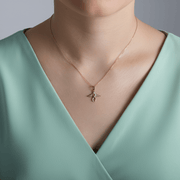 14ct Gold Infinity Angel Wings Pendant – Pendant Only - Kolié Fine Jewellery