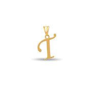 14ct Gold Initial T Pendant | Personalised Gold Alphabet Charm | Meaningful Gift | Pendant Only - Kolié