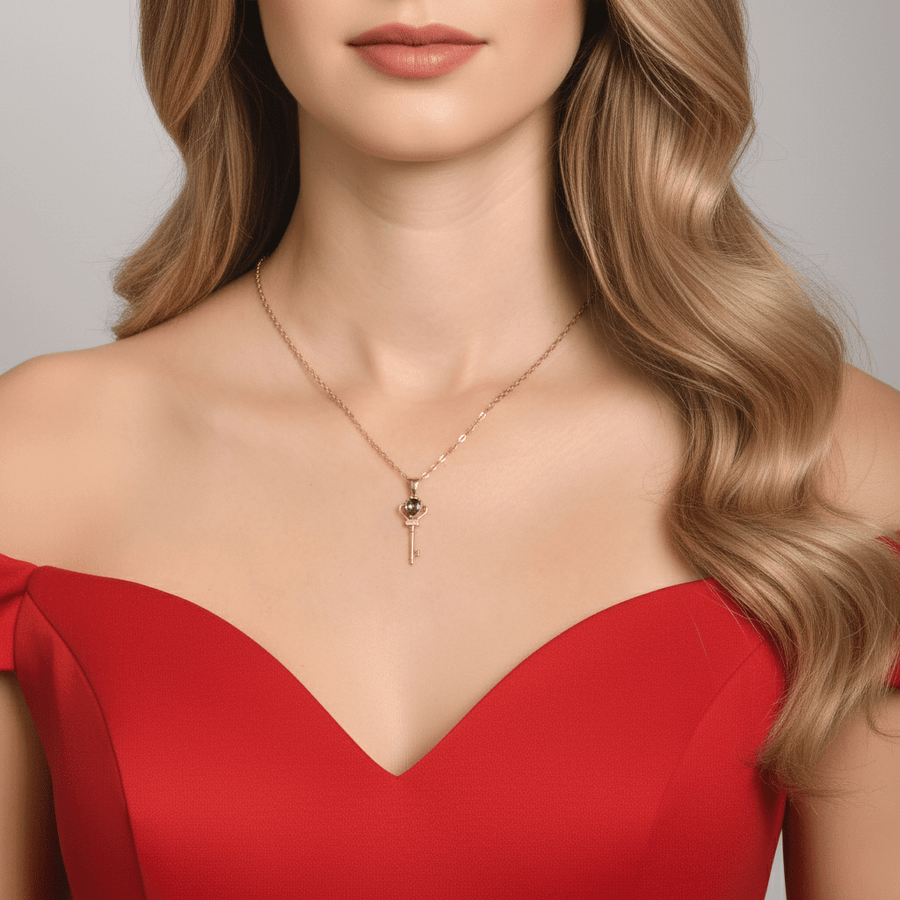 14ct Gold Key of Edinburgh Pendant - Kolié Fine Jewellery