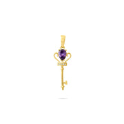 14ct Gold Key of Edinburgh Pendant - Kolié Fine Jewellery
