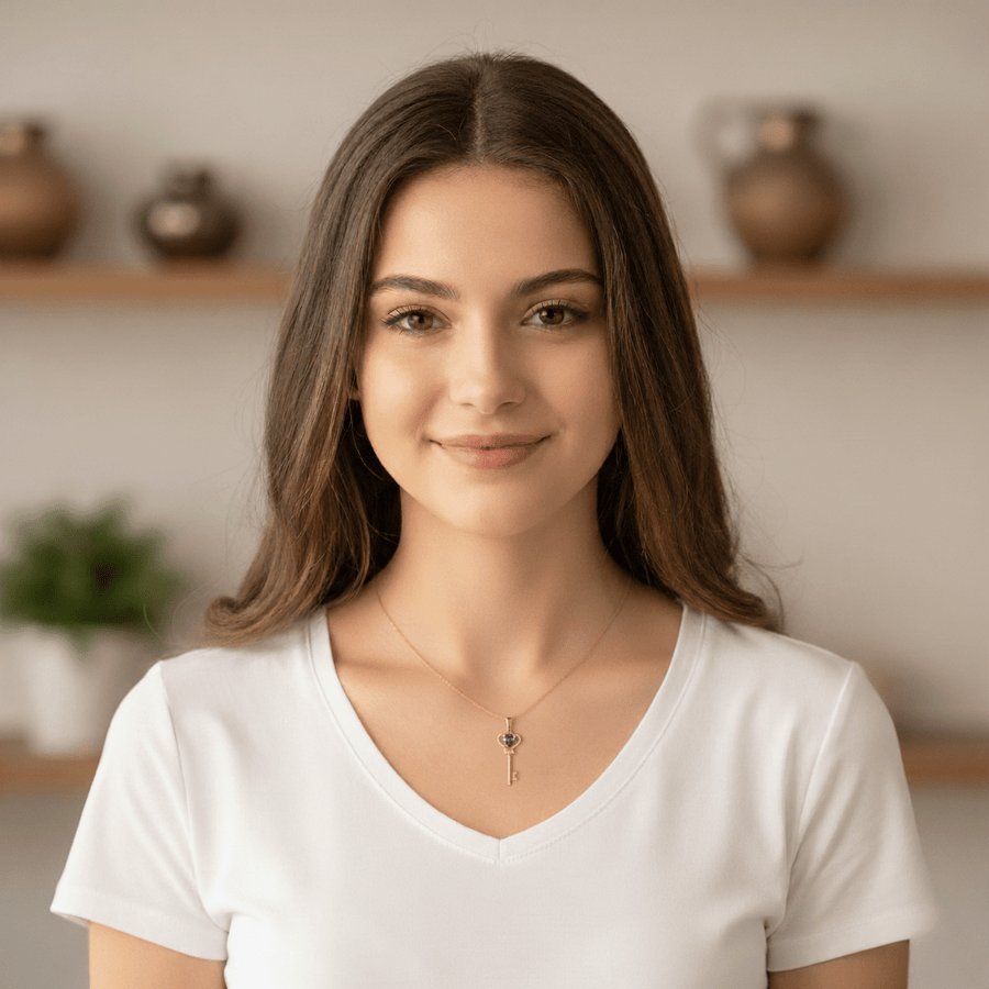 14ct Gold Key of Edinburgh Pendant - Kolié Fine Jewellery