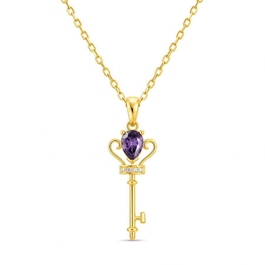 14ct Gold Key of Edinburgh Pendant - Kolié Fine Jewellery