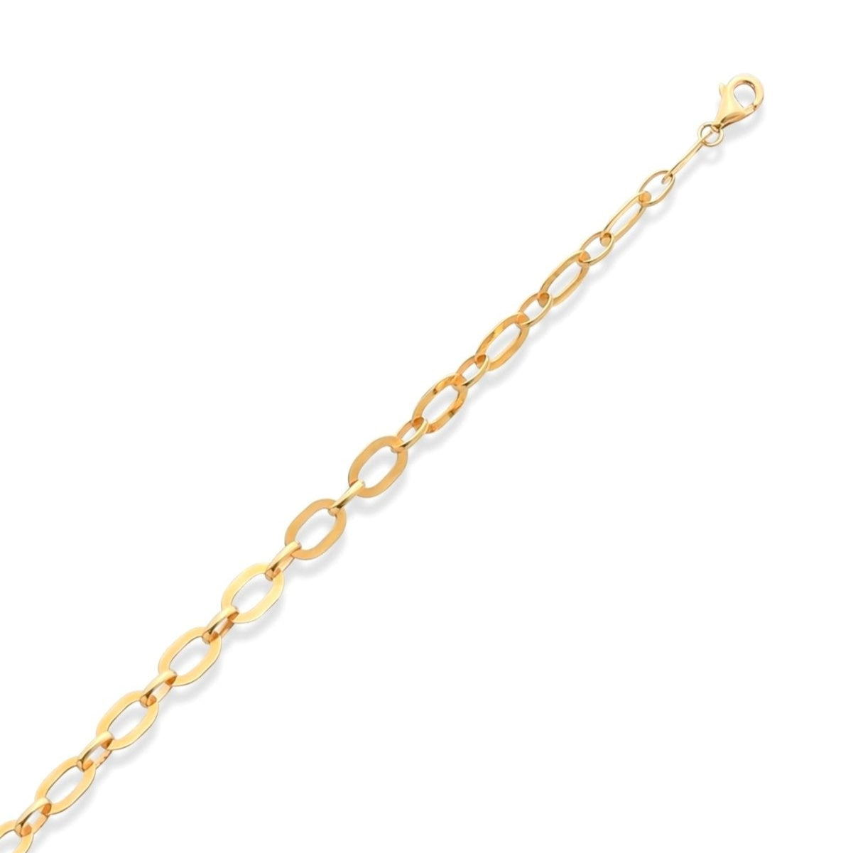 14ct Gold Open Link Chain Bracelet for Women – Elegant 14 Carat Gold Bracelet, Perfect Gift for Her - Kolié