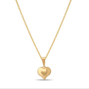 14ct Gold Puffed Heart Pendant for Women | Elegant Gold Charm | Pendant Only - Kolié