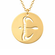 14ct Gold Sagittarius Zodiac Pendant Necklace with Chain - Kolié Fine Jewellery