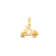 14ct Gold Scooter Pendant – Biker Fun Charm - Pendant Only - Kolié