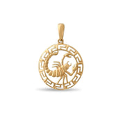 14ct Gold Scorpio Zodiac Pendant – Astrology Gift for Women - Pendant Only - Kolié