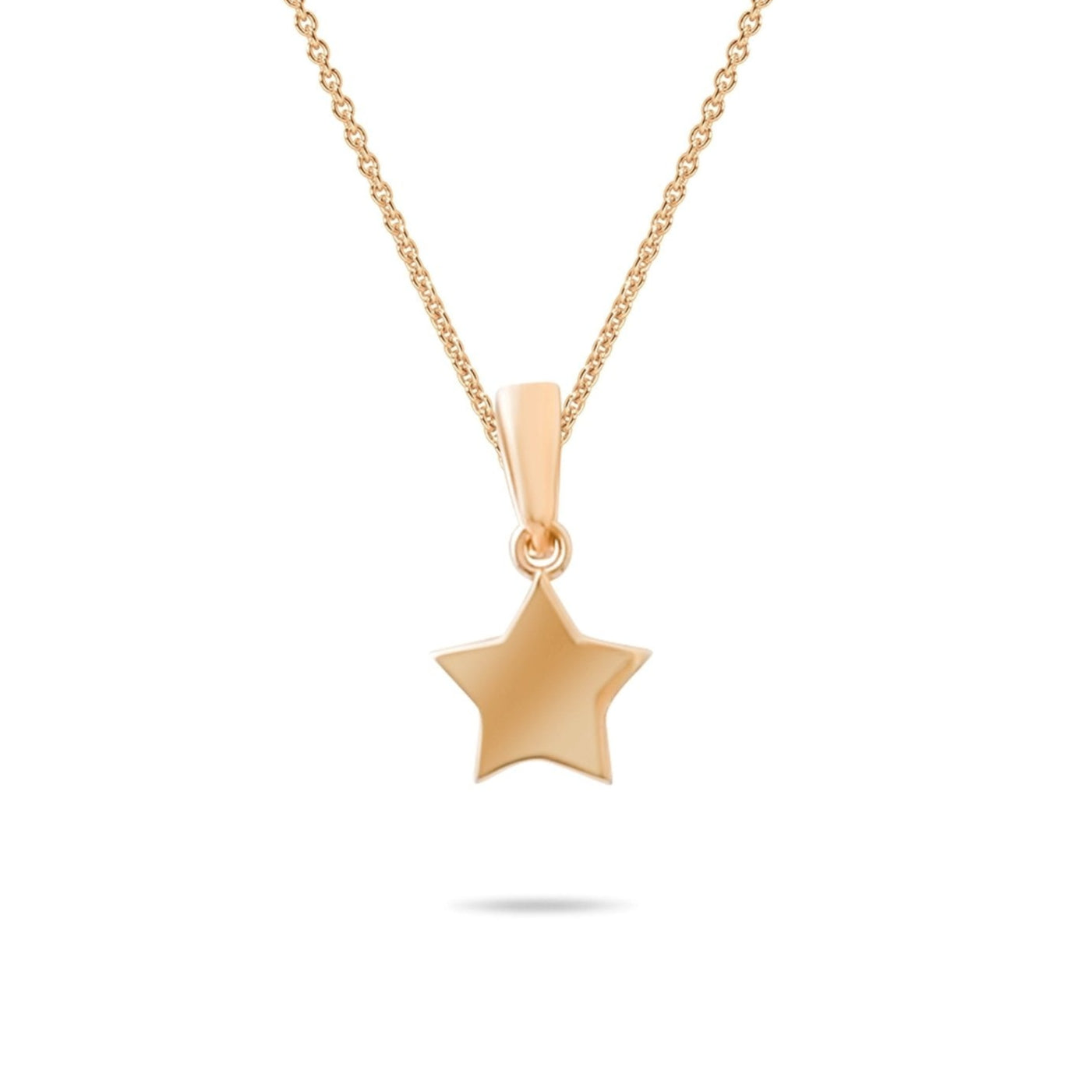 14ct Gold Tiny Star Pendant – Perfect Christmas Gift - Pendant Only - Kolié
