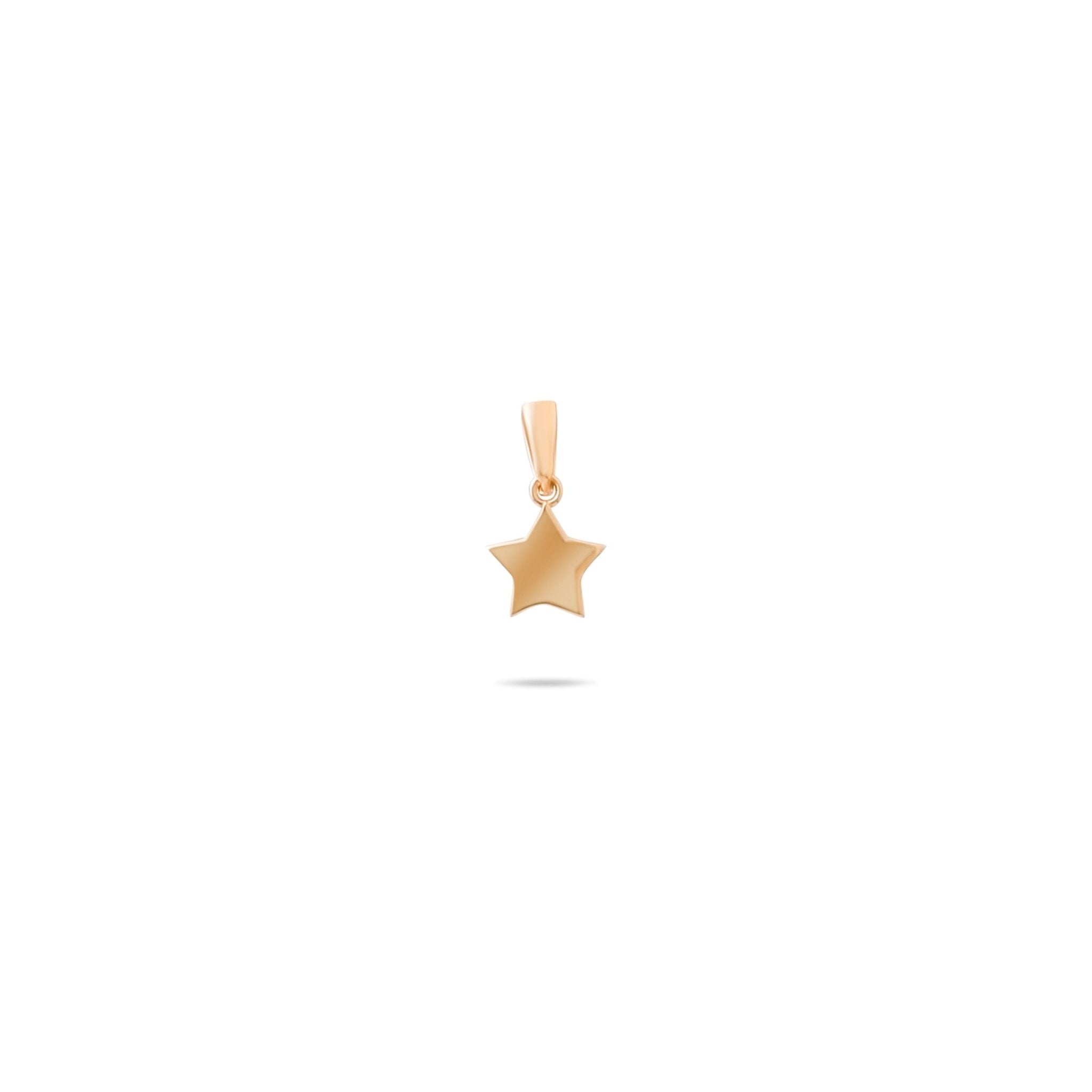 14ct Gold Tiny Star Pendant – Perfect Christmas Gift - Pendant Only - Kolié