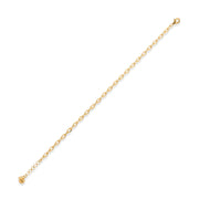 14ct Solid Gold Cable Link Bracelet - Kolié Fine Jewellery