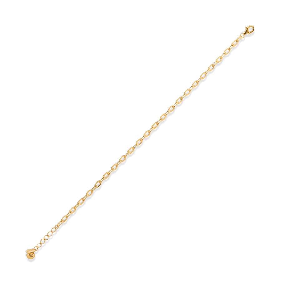 14ct Solid Gold Cable Link Bracelet - Kolié Fine Jewellery