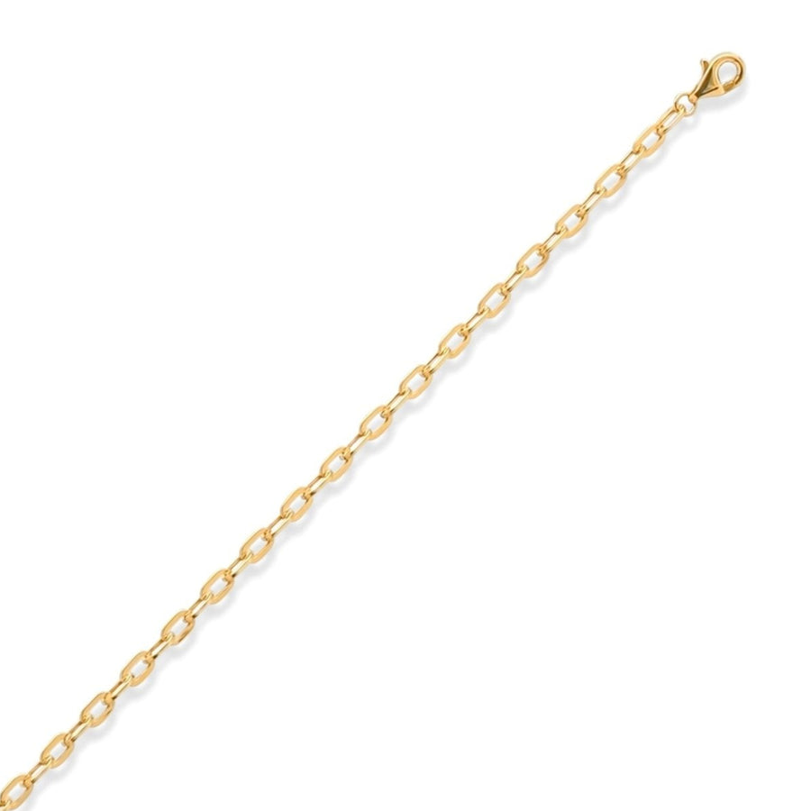 14ct Solid Gold Cable Link Bracelet for Women - Elegant Yellow Gold Design - Kolié