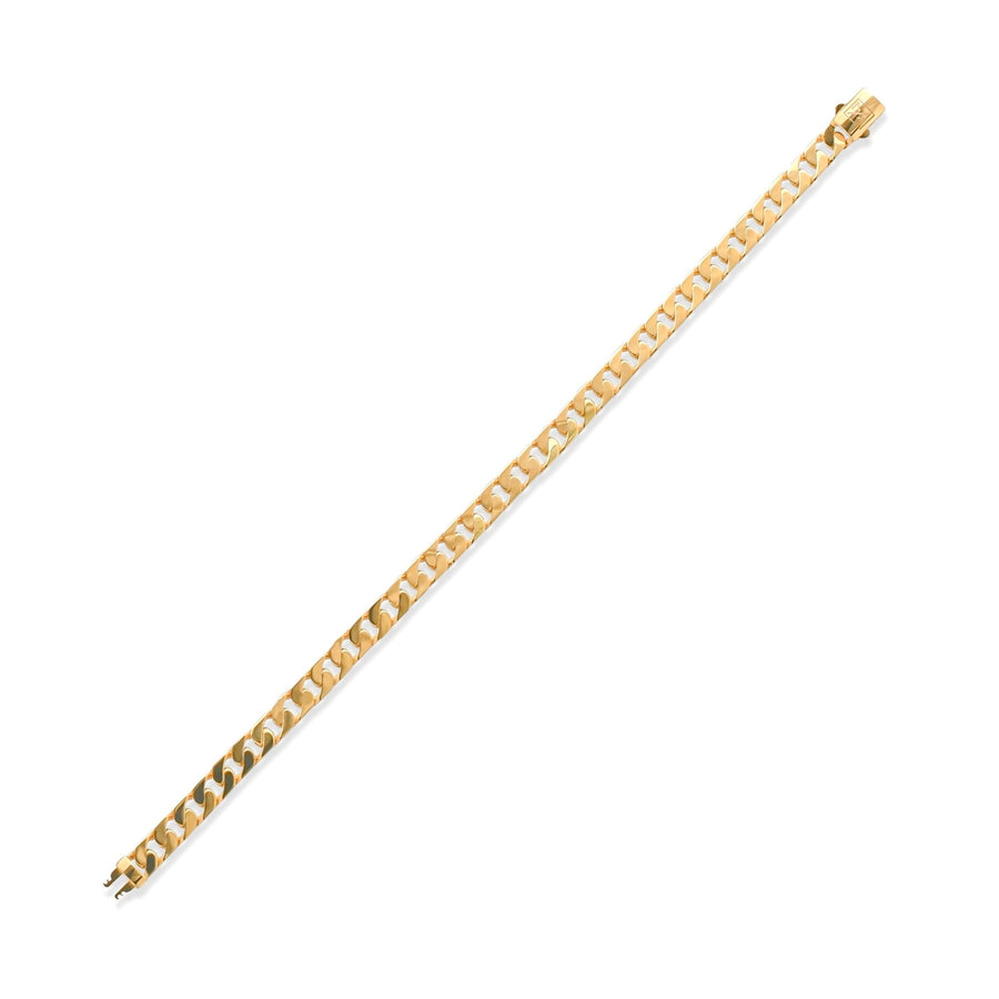 14ct Solid Gold Cuban Link Bracelet - Kolié Fine Jewellery